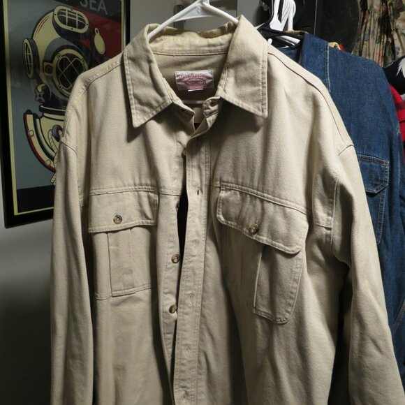 2 filson flannel lined shirt jacs shacket xl - Picture 3 of 5